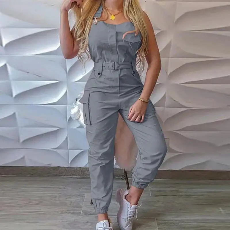 Comfort Chic Loose-Fit Wide-Leg Cotton Jumpsuit