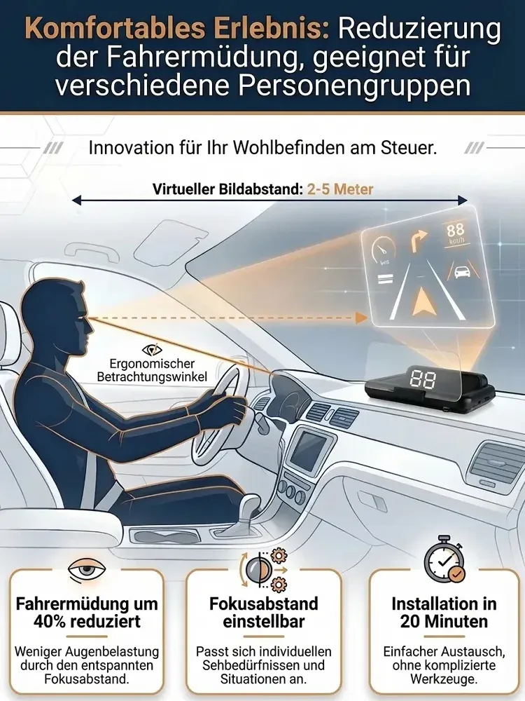 Deutsches Smart HUD Navigationssystem! Schutz und Sicherheit für deine ganze Familie!
