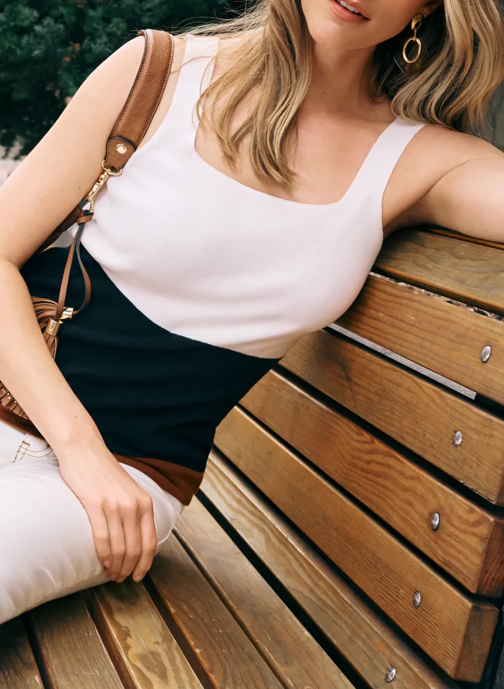 Color-Block Knit Vest