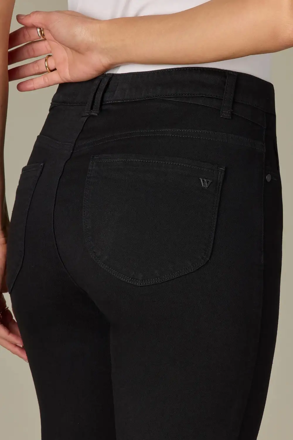 Relaxed Petite High Rise Cropped Bootcut Jeans