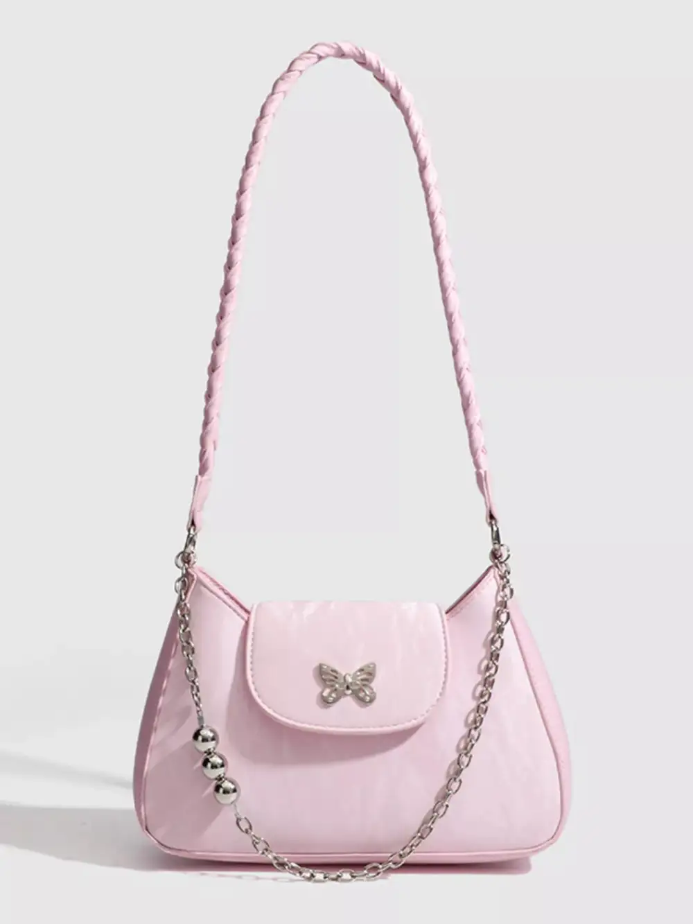 Butterfly Decor Shoulder Bag