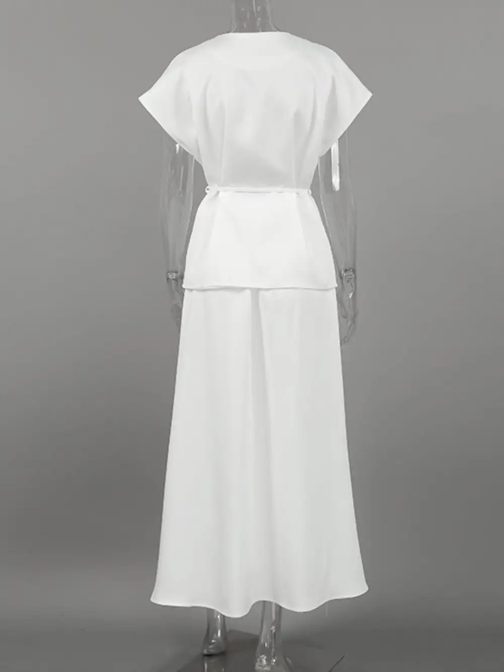 Polished Button Front Short Sleeve Coordinated Shorts