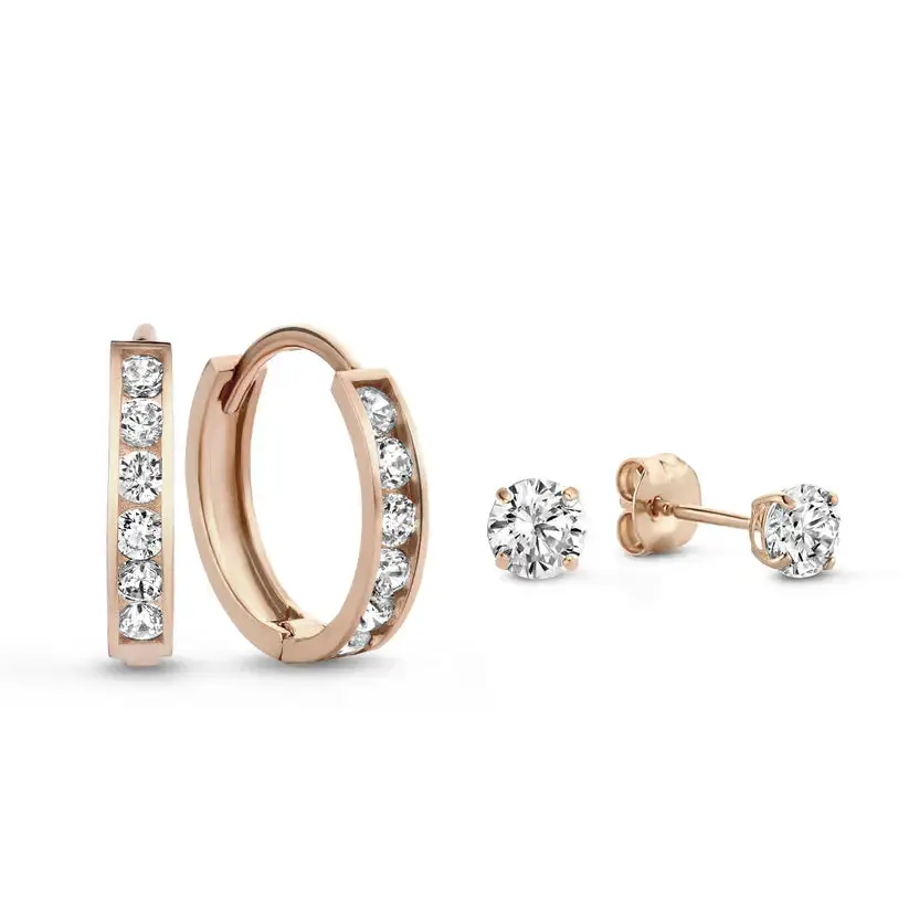 Clover Stone Ring Set
