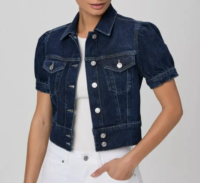Zip Front Pocket Detail Jacket