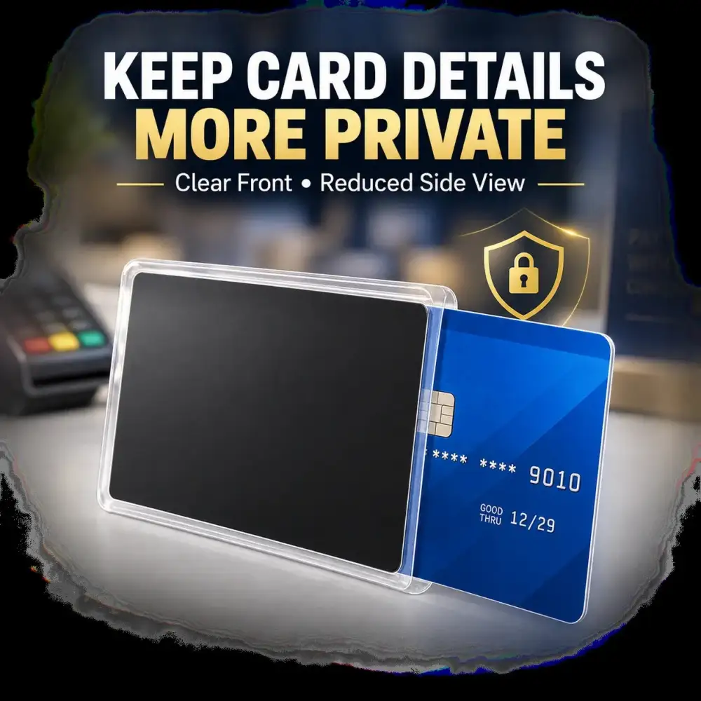 Side-View Privacy Card Sleeve - Protect your personal privacy