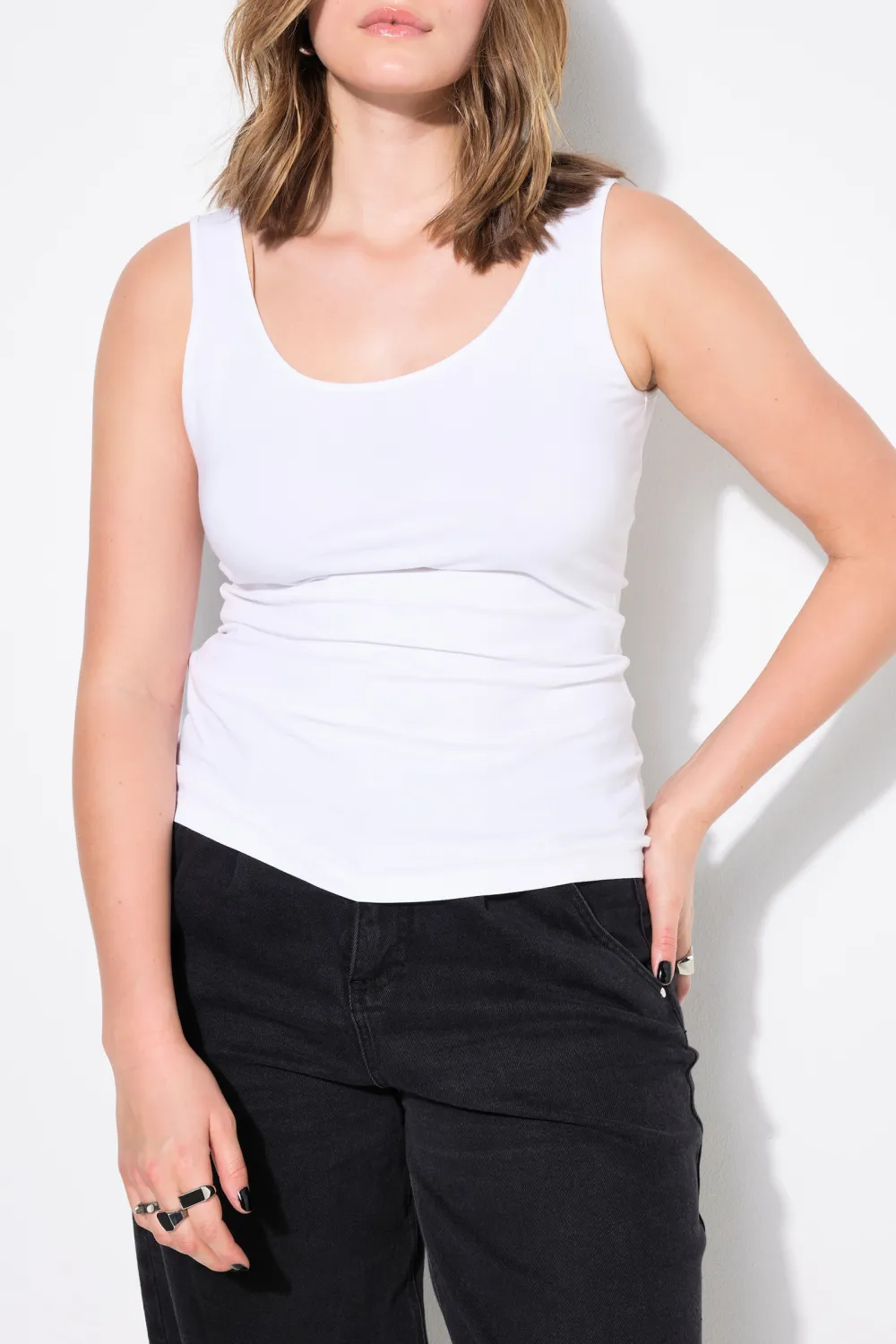 Solid Color Knitted Vest