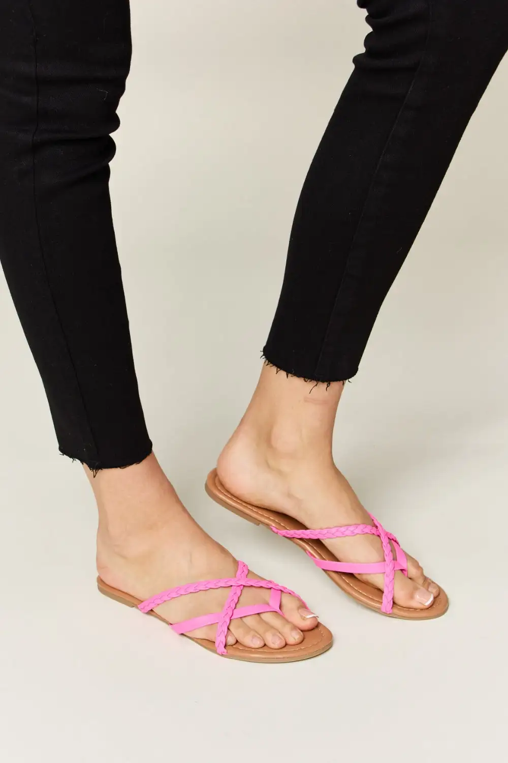 Crisscross Pu Sandals
