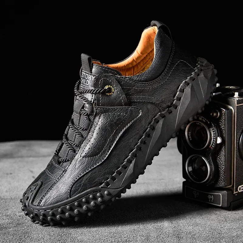 Hot-Selling Plus-Size Unisex Mid-Top Martin Boots Outdoor Casual Work Stitching Shoes 9888