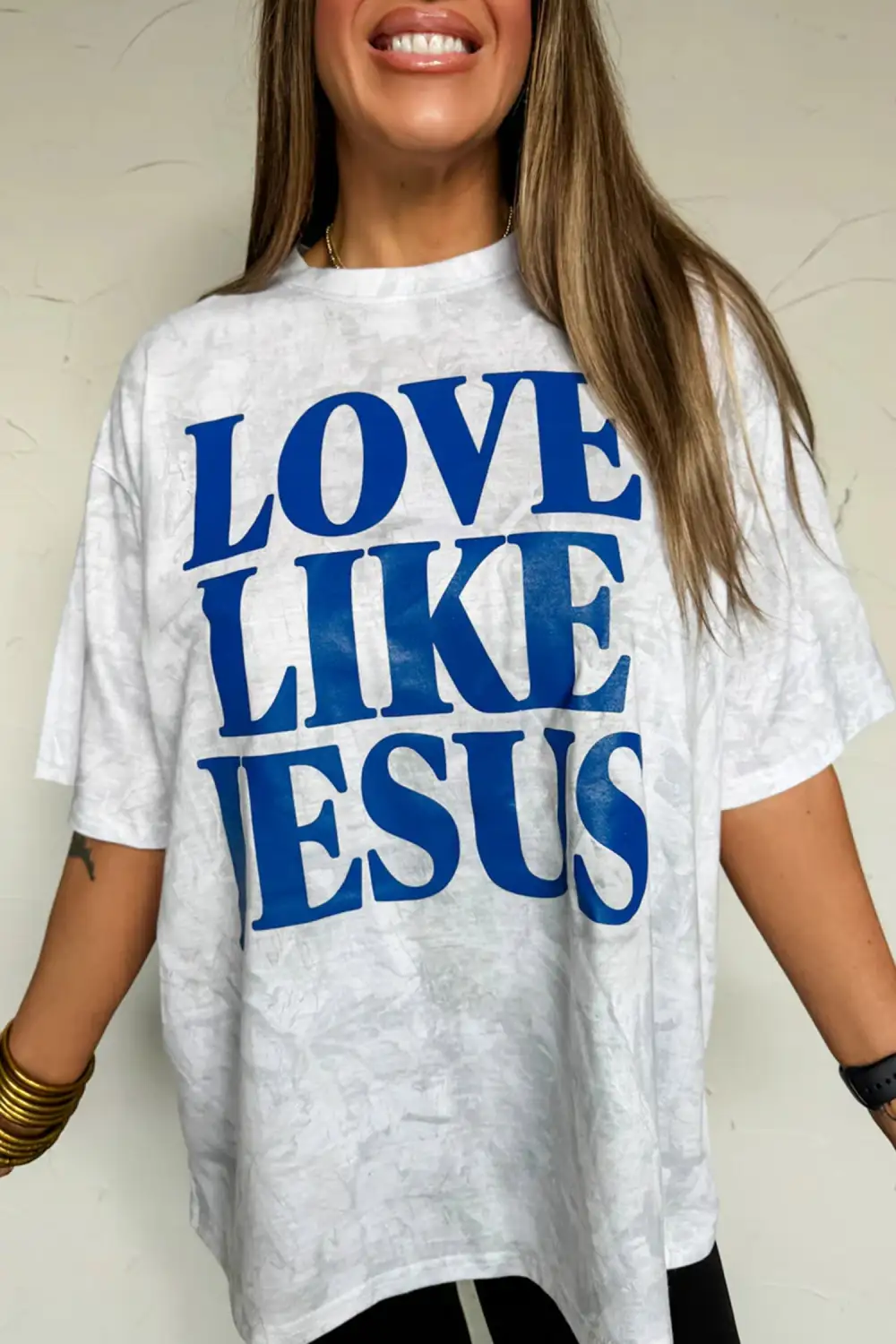 Airy Ribbed Graphic Tee