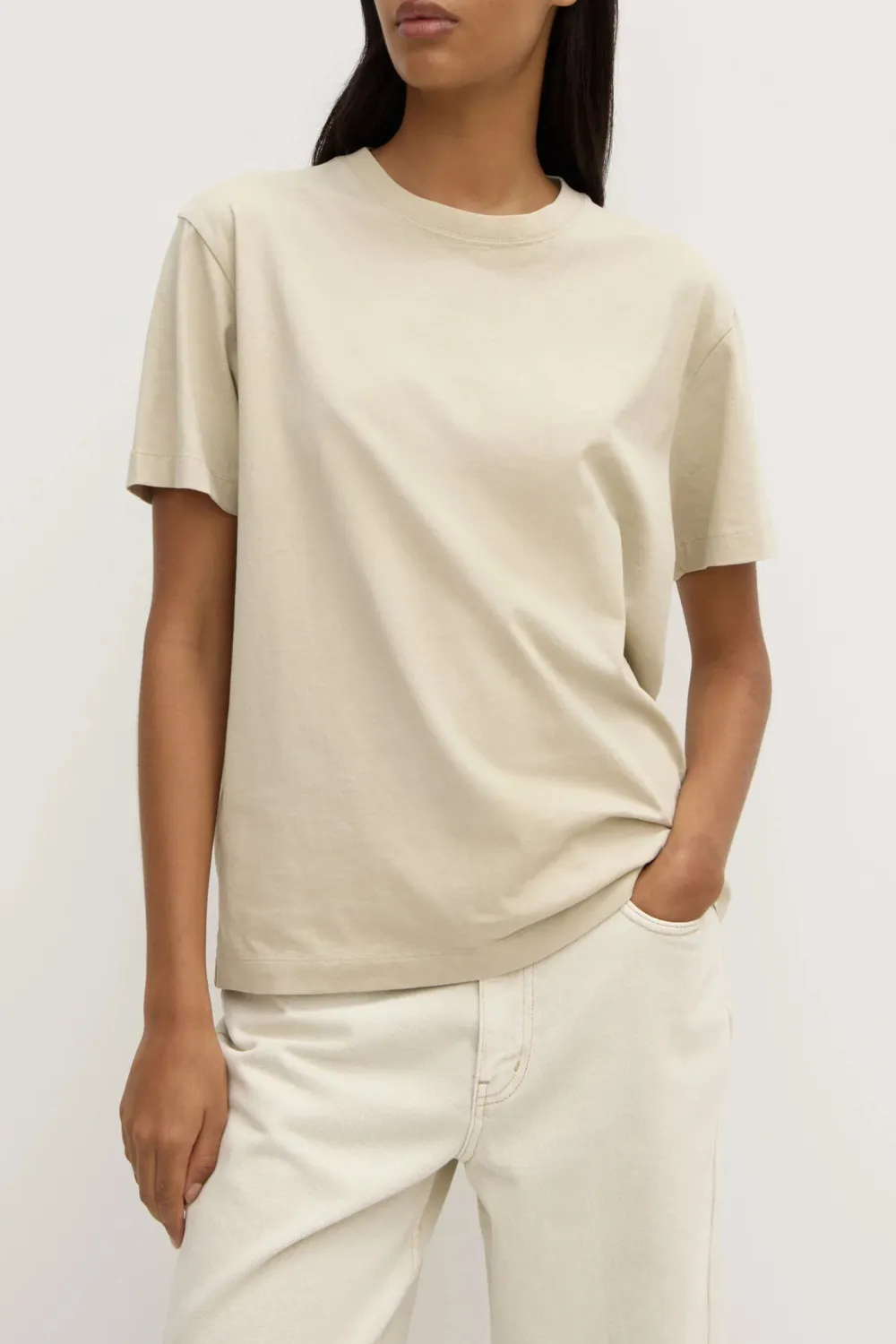 Pure Organic Cotton Round Neck Women's T-Shirt