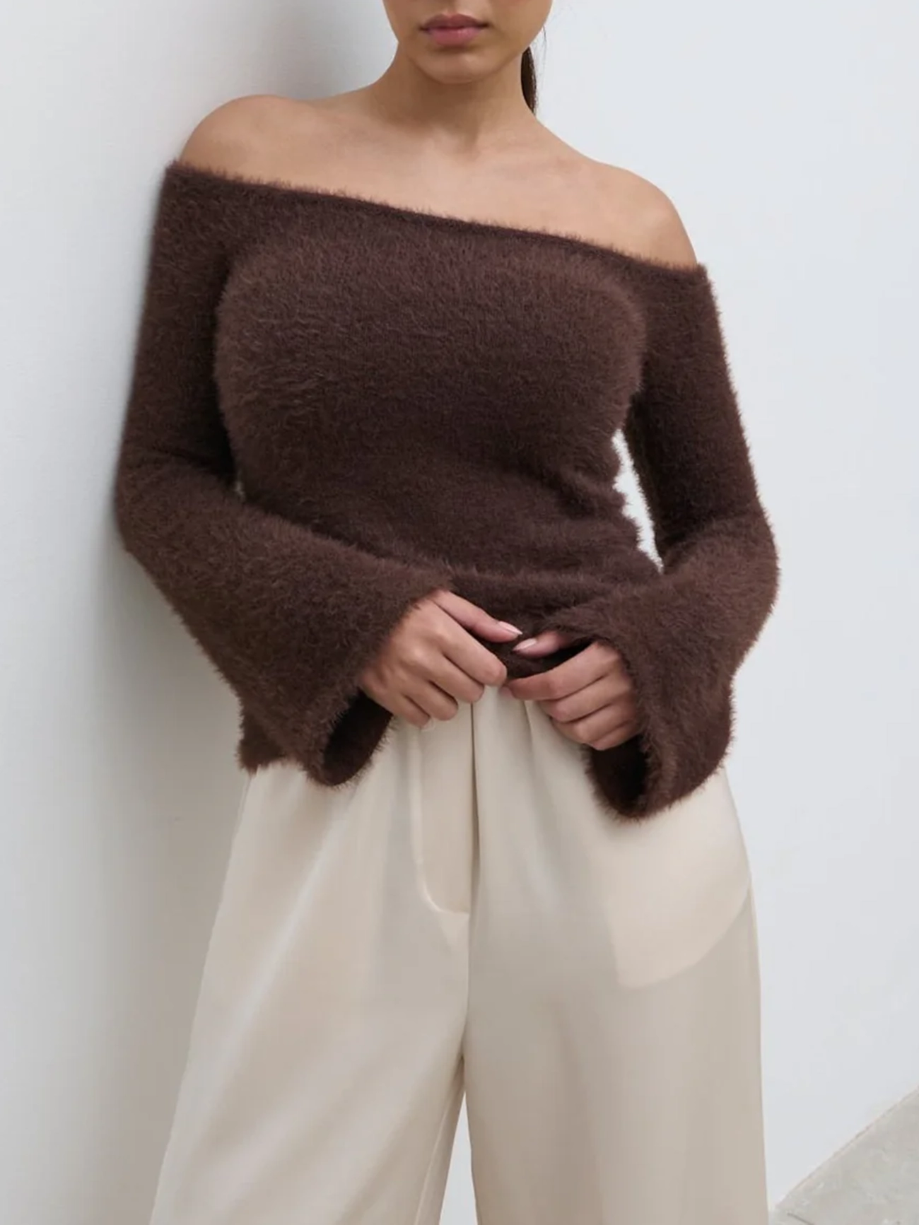 Fluffy Knit Top