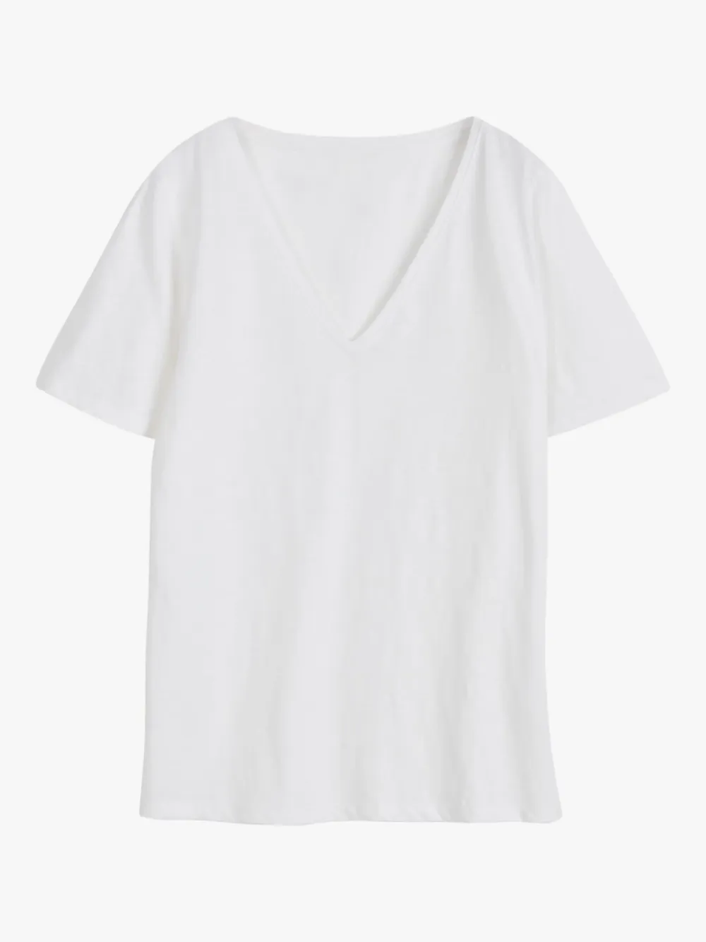 Kali Cotton Slub V-Neck T-Shirt