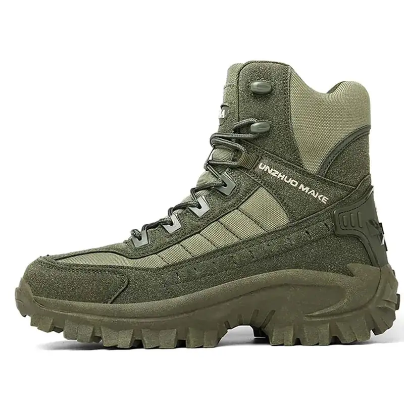 Men's Combat Boots Orthopedic Support Hiking Boots Waterproof Puncture-Resistant Work Boots