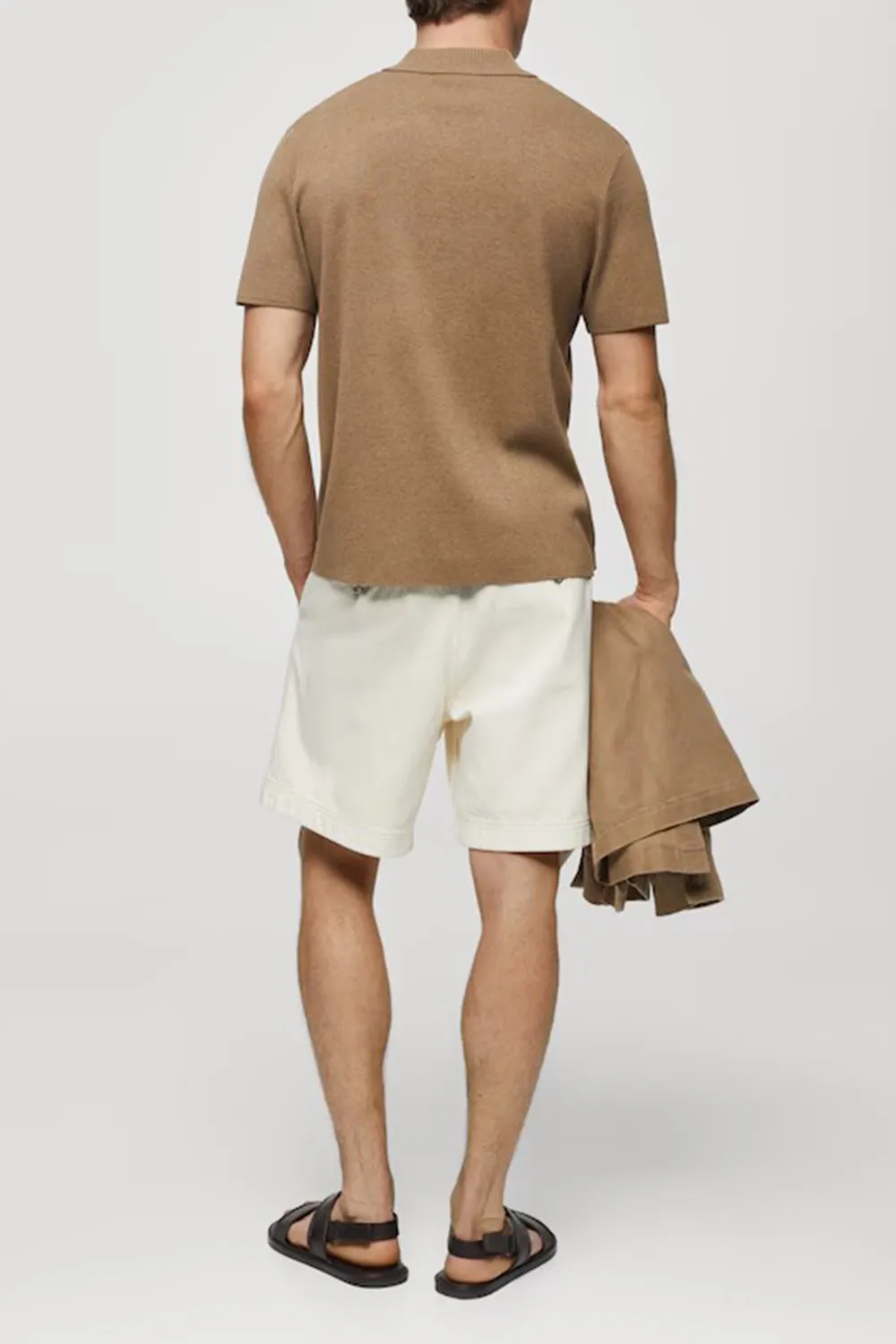 Fine-Knit Cotton Polo Shirt