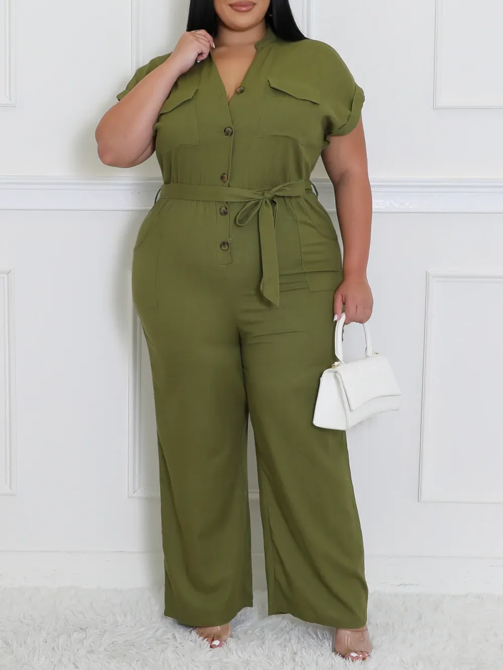 Plus Size Fashion Jumpsuit For Women