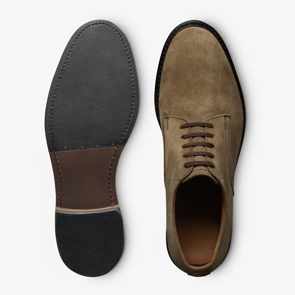 Plain-toe Commuting Style  Derby Shoe