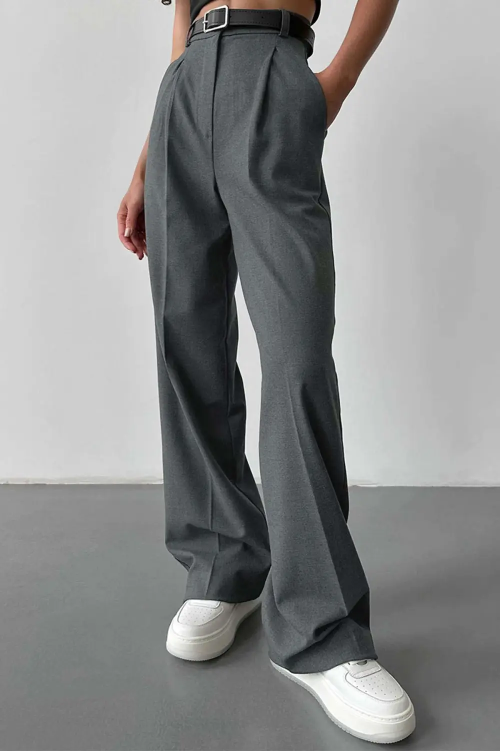 Tailored Straight Leg Pants