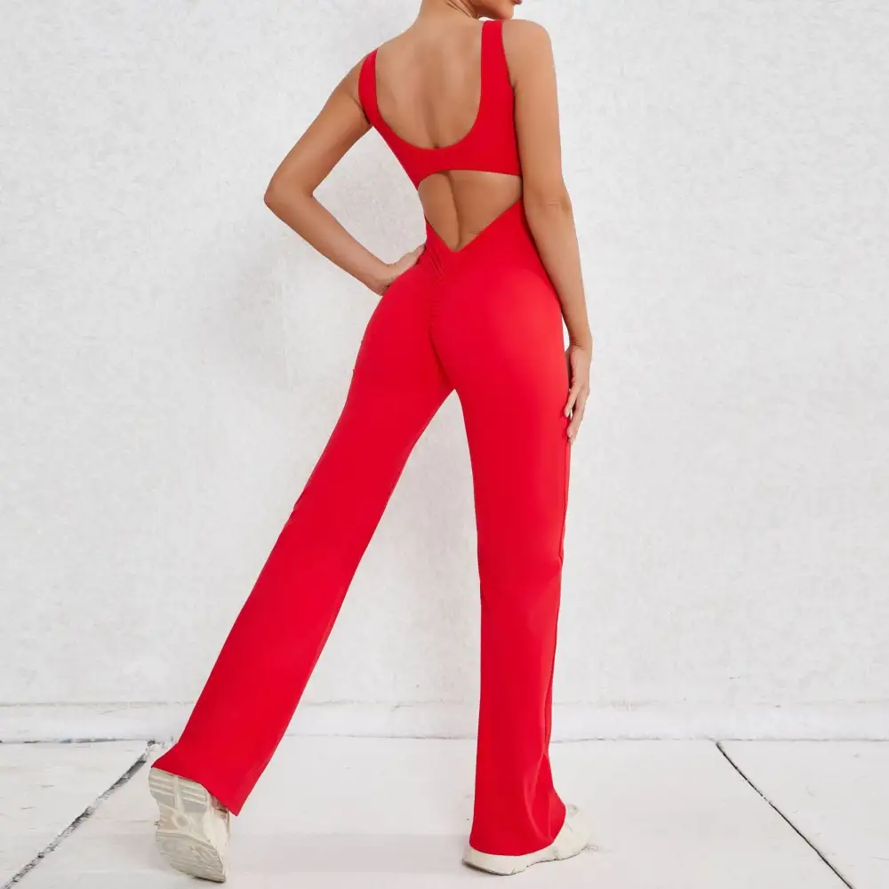 Flared Studio Yoga Jumpsuit