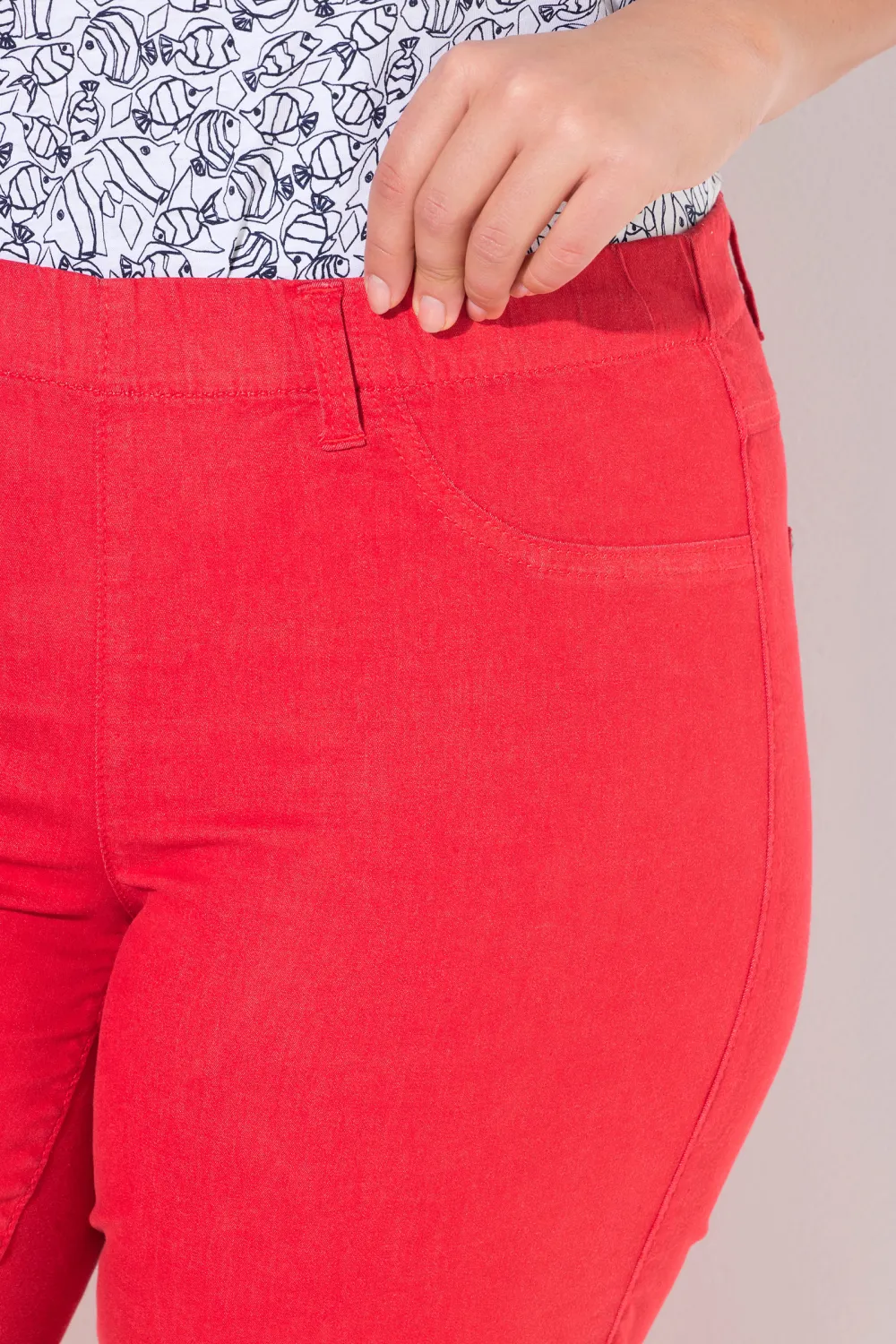 Solid Color Bell Bottom Jeans