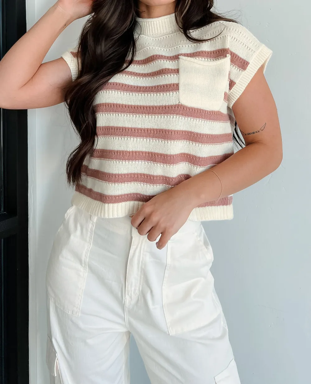Striped Sweater Top