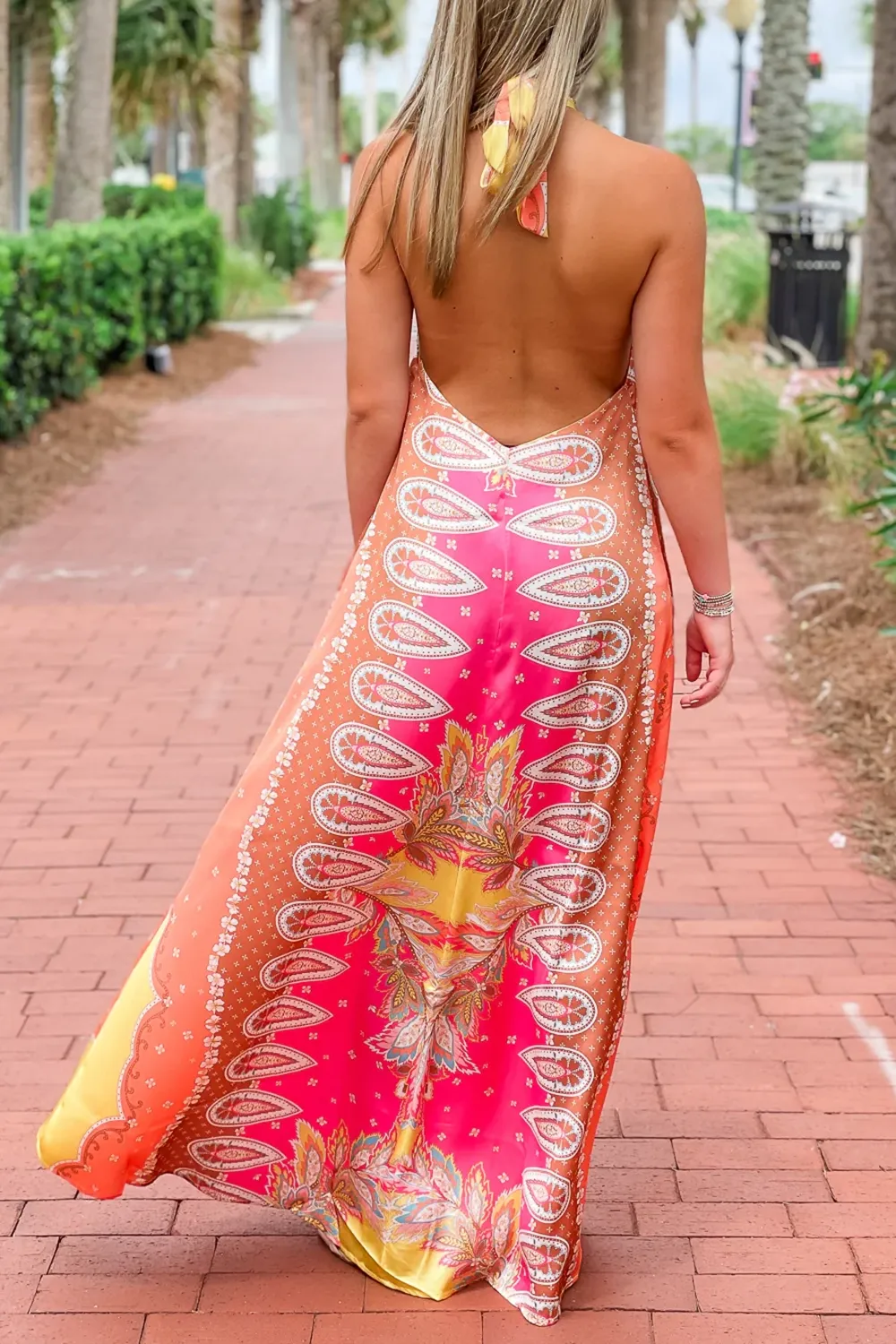 Fashionable Cross-Neck Holiday Maxi Dress