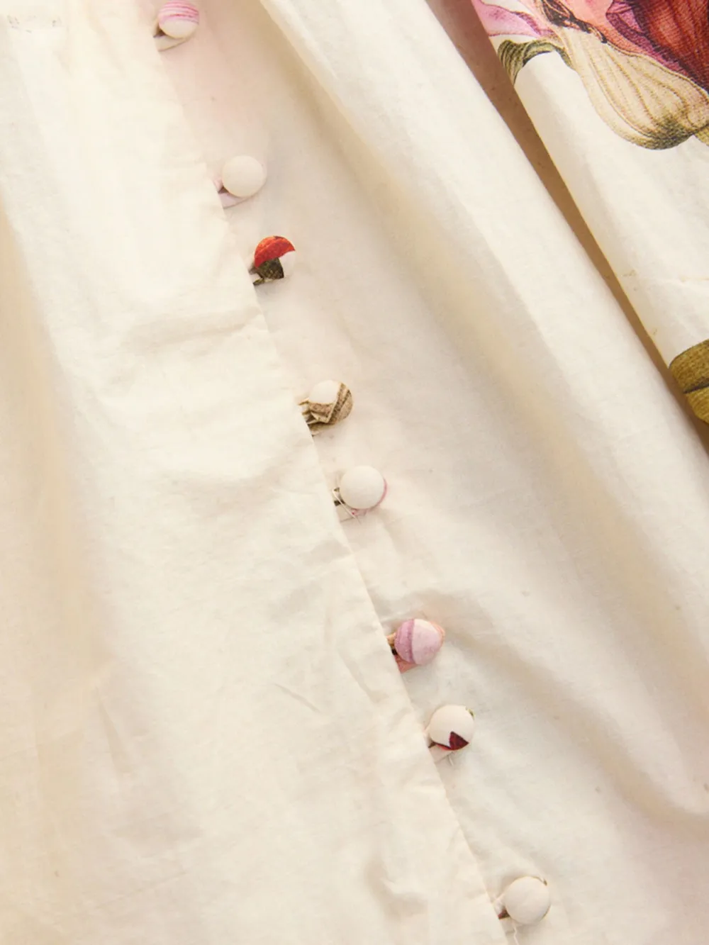 Elegant And Flowing Puff Sleeve Floral Printed Dress