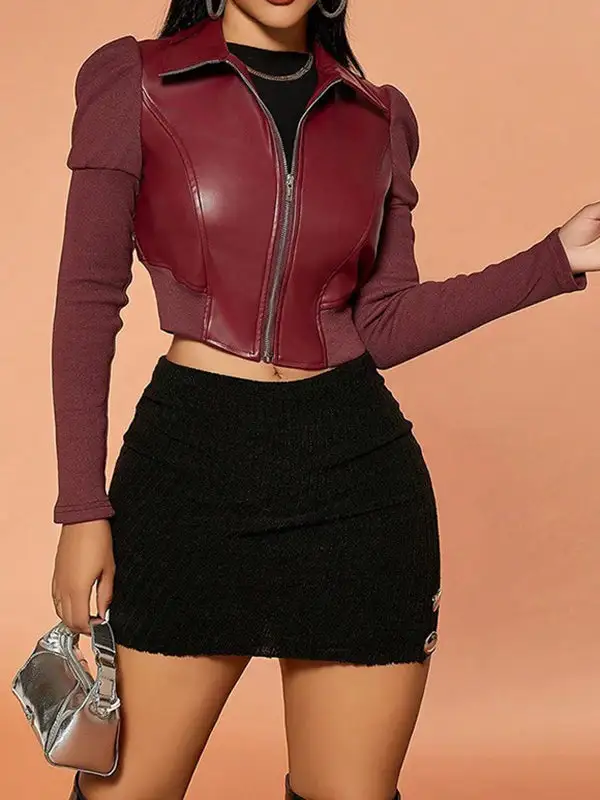 Zip Front Jacket Casual