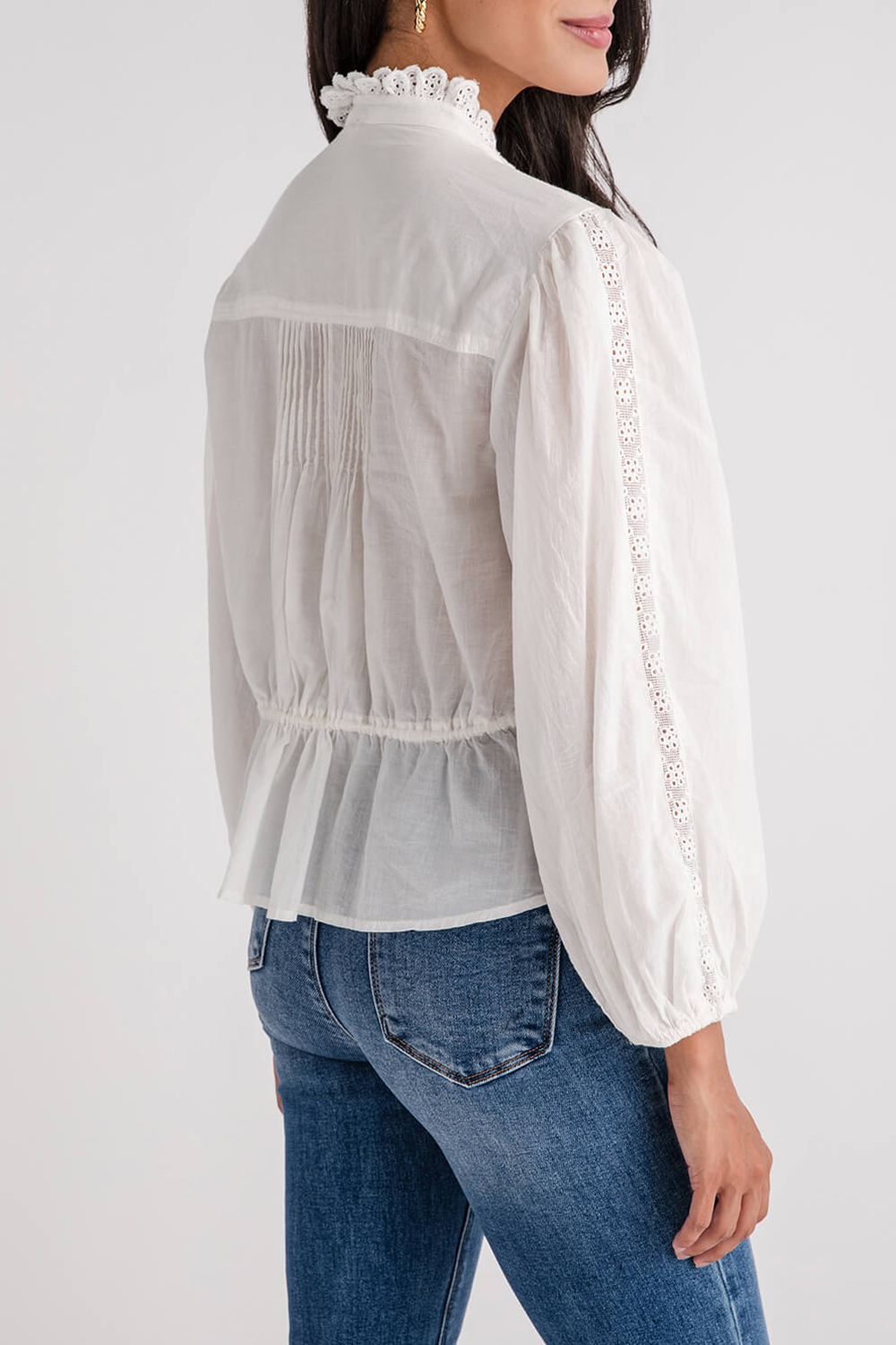 Free People Best of Me Blouse - optic white