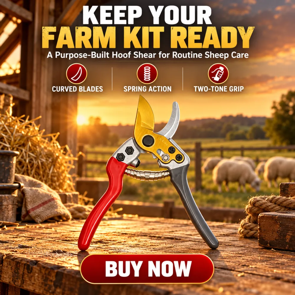 🐏✂️ Sheep Hoof, Cow Hoof, Horse Hoof & Gardening Multi-Purpose Shears