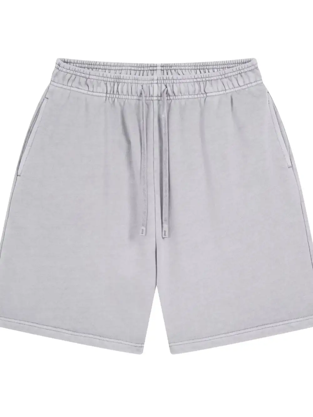 Drawstring Cotton Blend Easy Waist Casual Shorts