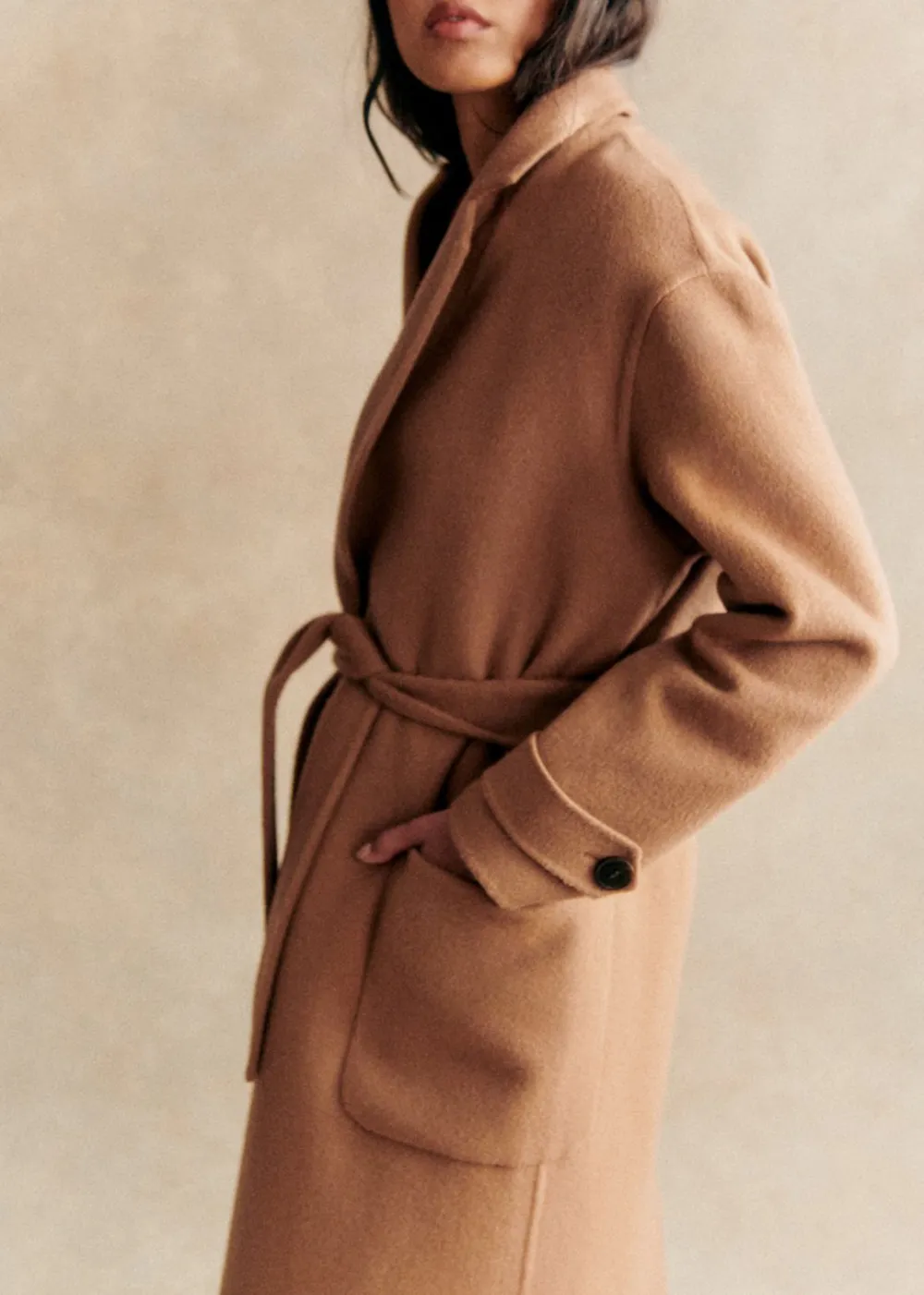 Long Double-Sided Wool Coat