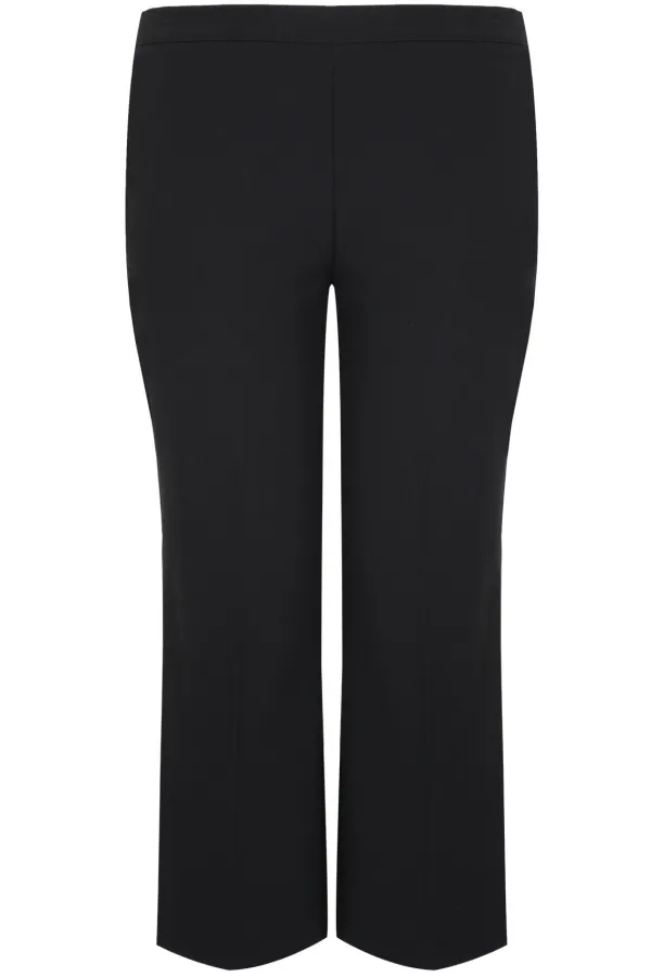 Women's Casual Straight Elastic Waist Pants