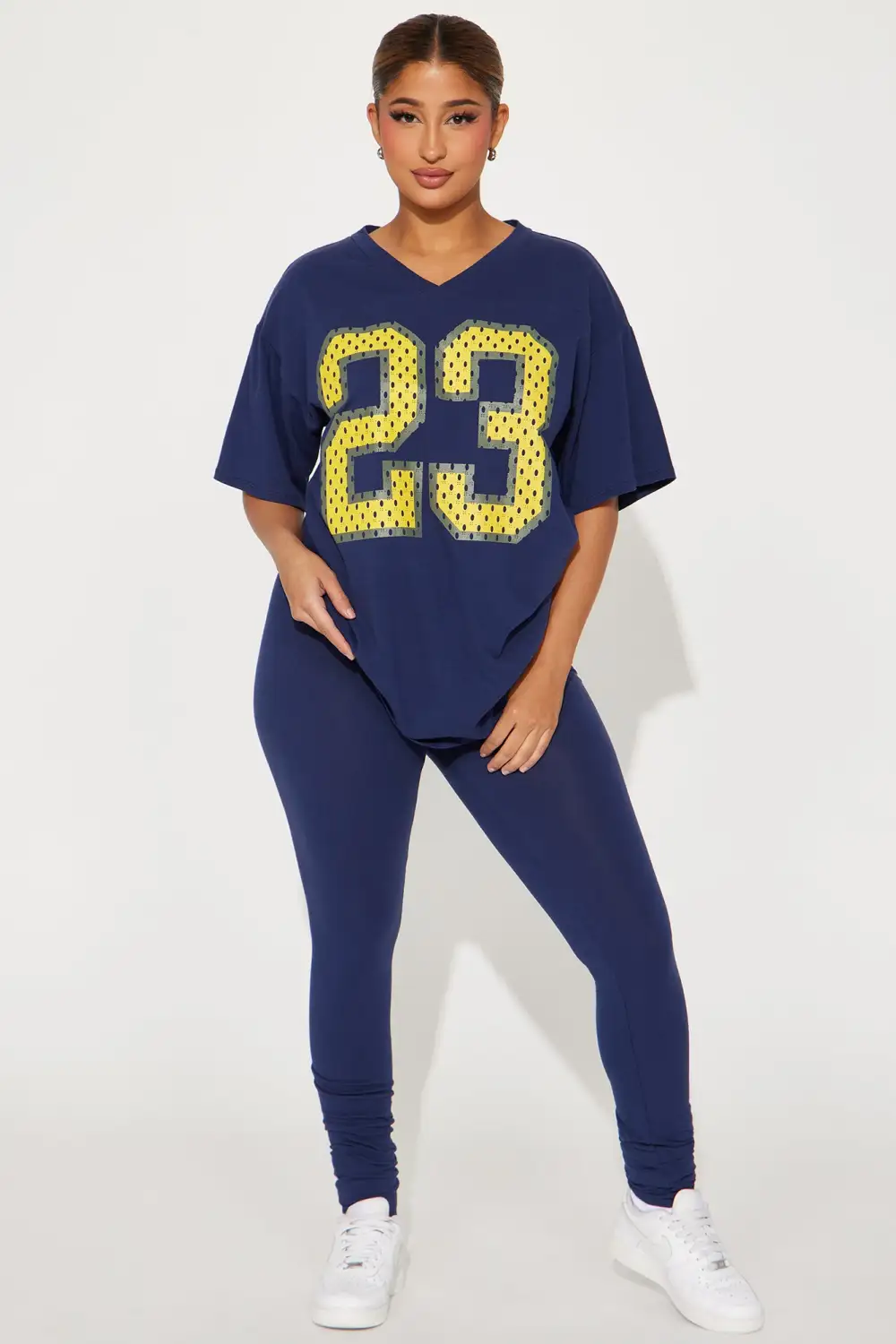 Game Day Ready Legging Set - Navy