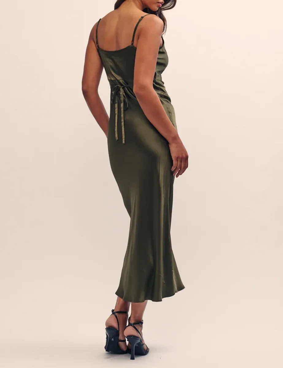 Green Bridesmaid Trixie Midaxi Dress