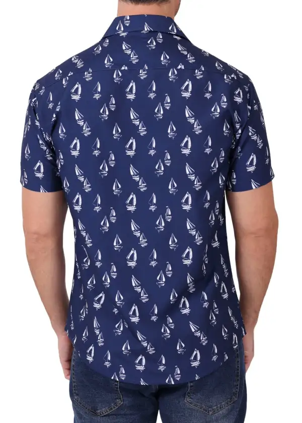 Coastal Short Sleeve Dress Shirt