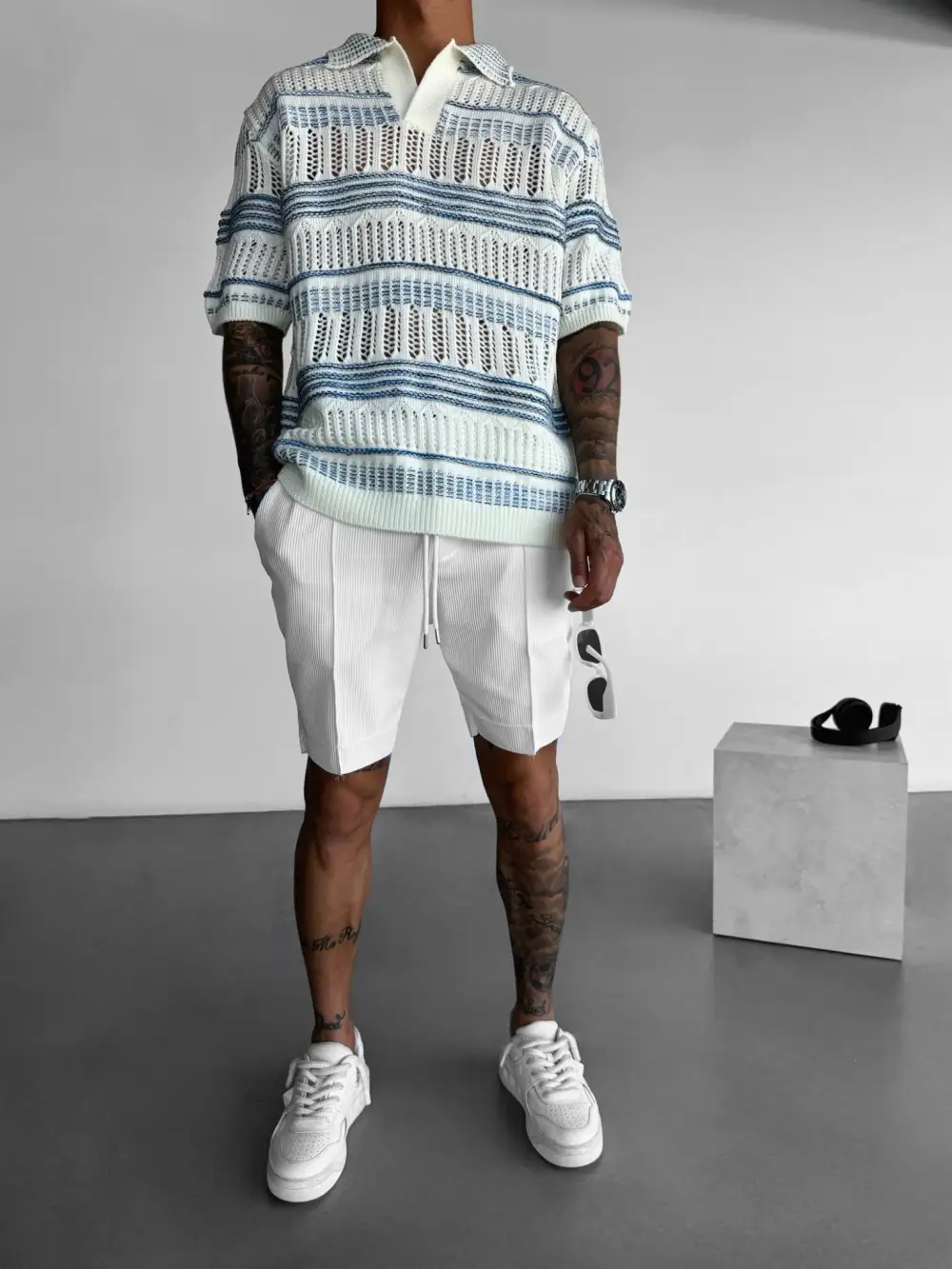 Breathable Relaxed Knit T-Shirt