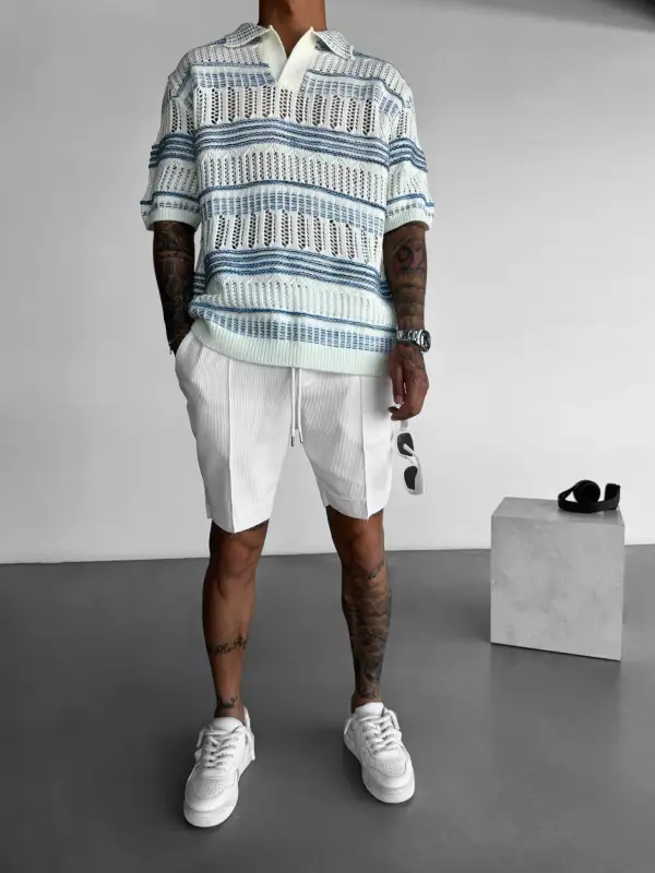 Breathable Relaxed Knit T-Shirt
