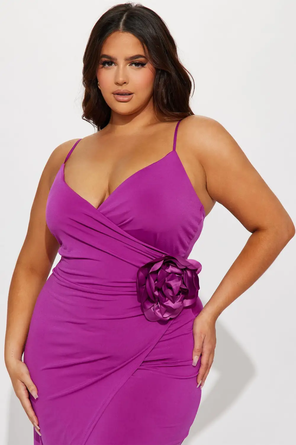 Garner Floral Maxi Dress - Wine