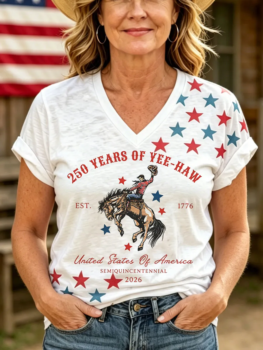 Women's 250th Anniversary Western Style T-Shirt