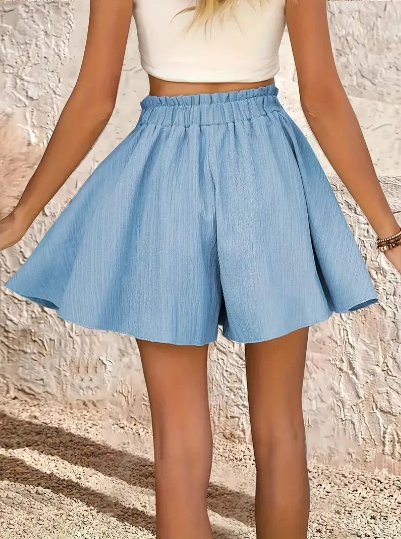 High Waisted Flowy Shorts