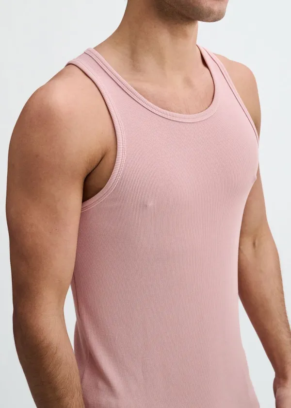 Weekend Ribbed Stretch Tank Top