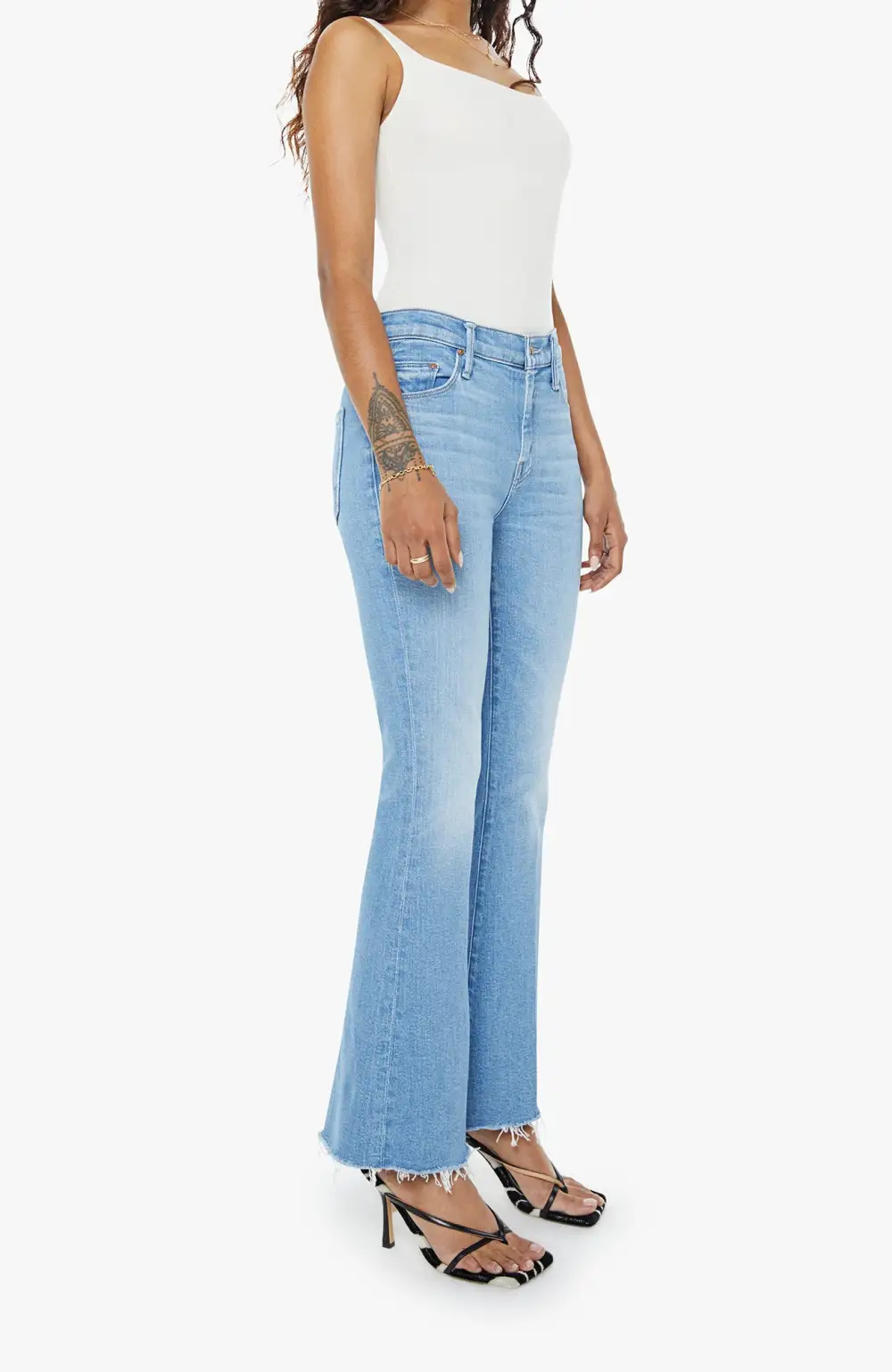 Straight Leg Utility Jeans