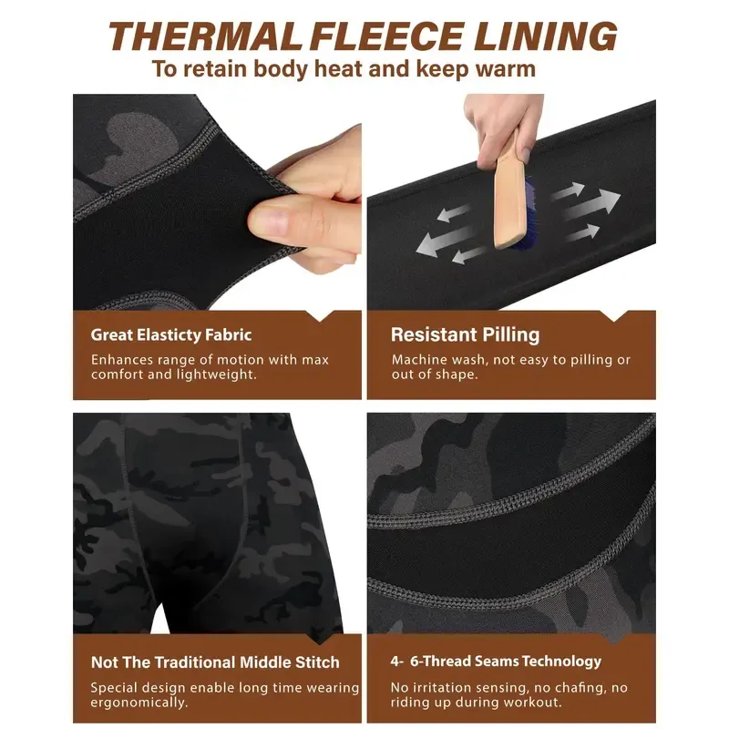 Men's fleece warm suit