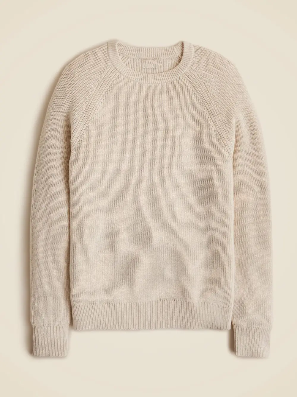 Beige Cotton Wool Sweater