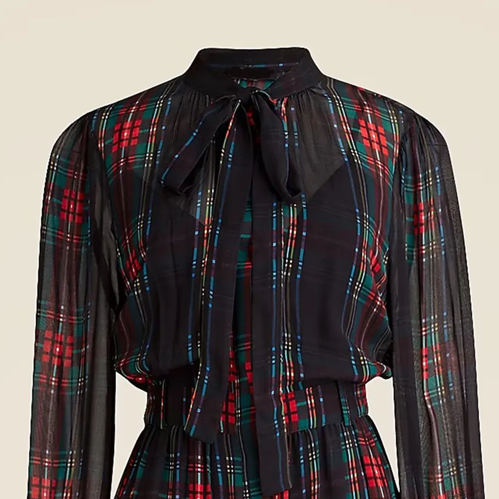 Street Long-Sleeve Cashmere Midi Dresses