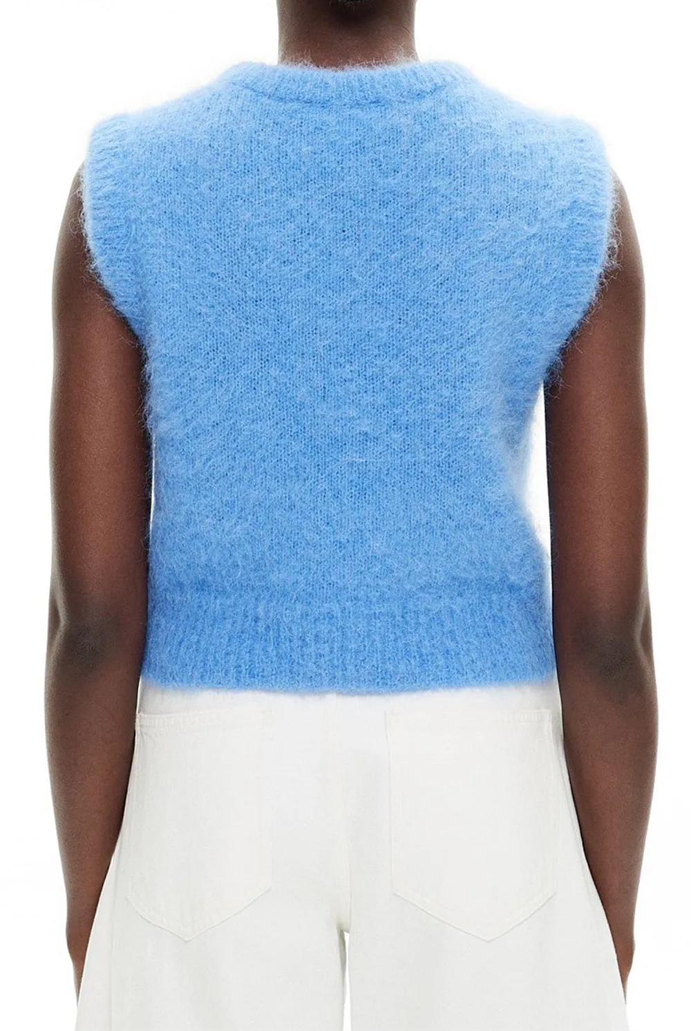 Fuzzy Knitted Fashionable Vest