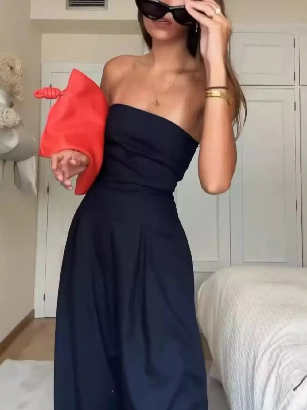 Everyday Denim Wide Leg Jumpsuit