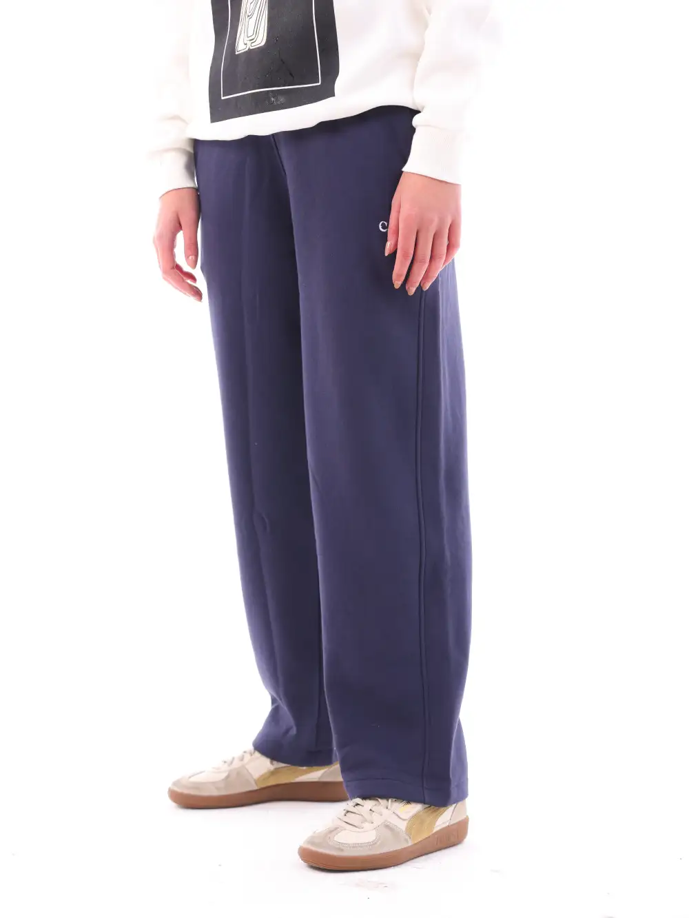 Travel Ready Wide Leg Fleece Jogger Pants