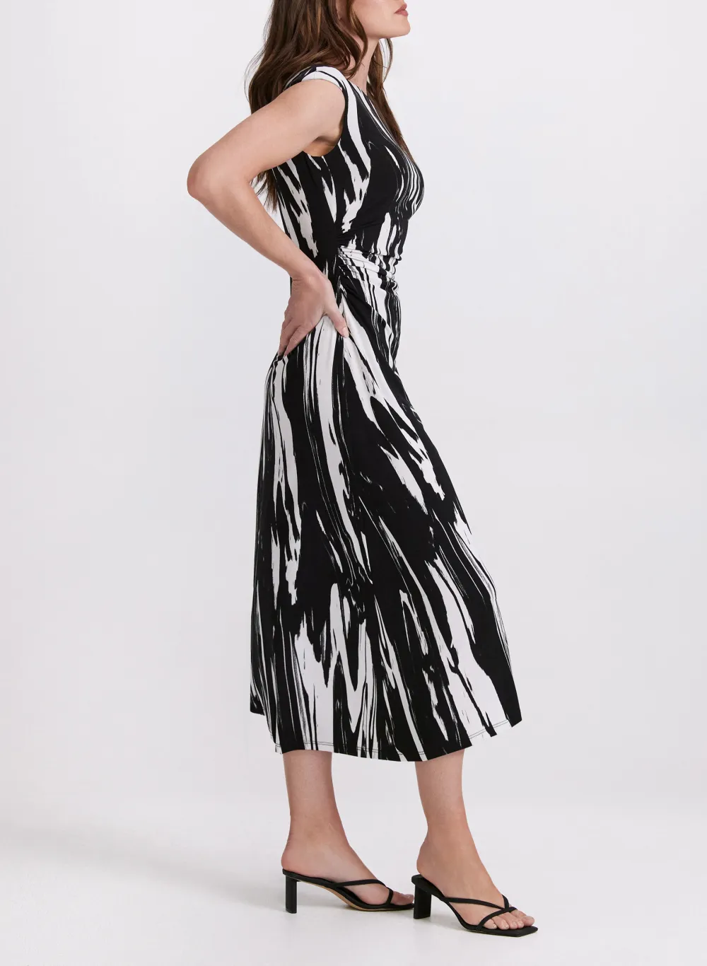 Chiffon Casual Women's Multi-Color Dress
