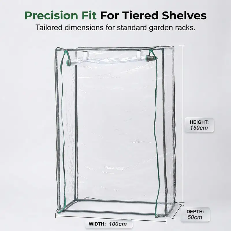 🥳2026 HOT SALE🥳💞50K+ SOLD! ❄️🌿 All-Weather Plant Cover – clear PVC lets sunlight in, keeps frost out. Grow herbs & veggies all year round. Indoor & outdoor use!
